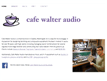 Tablet Screenshot of cafewalter.com